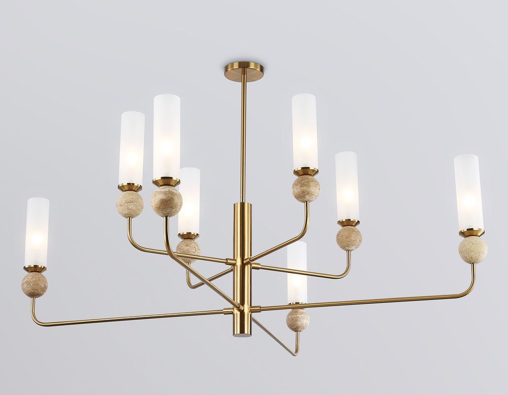 Ambrella Люстра на штанге с мрамором Ceramo Modern LH53252