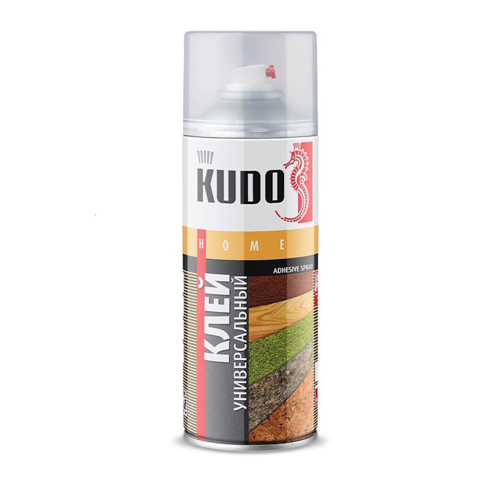 Клей аэрозольный универс.  KUDO HOME  520мл