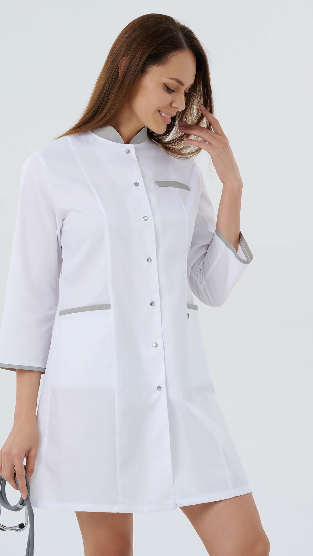 Халат Каролина CVC на кнопках №20