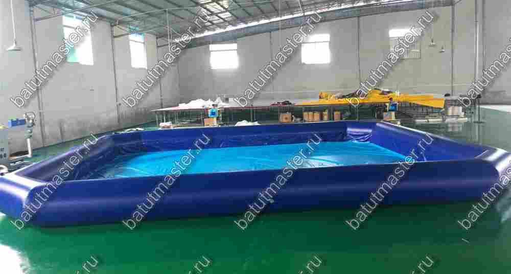 Надувной бассейн «Одноцветный» 8*8*0,65 м