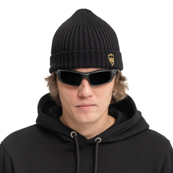 Шапка Питерский Щит "Лого" Черный
