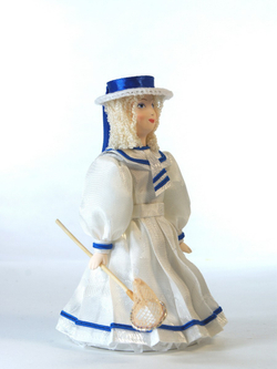 Кукла коллекционная Девочка в матросском костюме