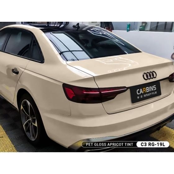 Пленка PET бежевая глянцевая Gloss Apricot Tint Carbins