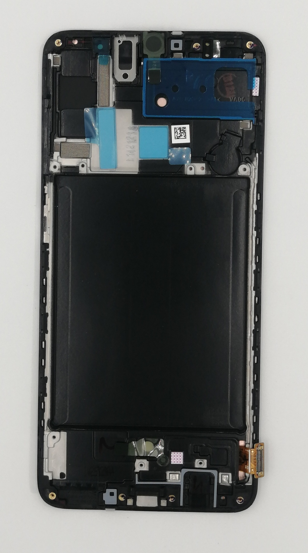 Дисплей для Samsung Galaxy A70 (A705F) с тачскрином и рамкой Черный - OR (SP)