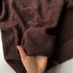 Трикотажный барашек/Букле Шоколад