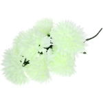 Цветы искусственные 50см «Хризантемы» 7 цветков белые