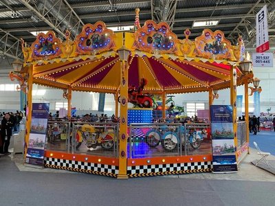 Карусель «Moto racing» с установкой