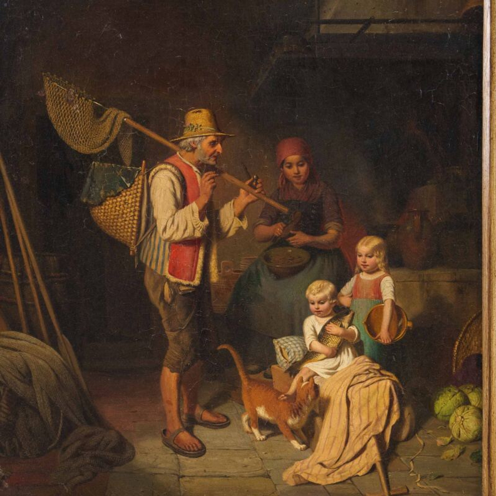 Картина «Fischerfamilie / Семья рыбаков»