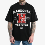 Футболка Hardcore Training Big H Black Oversized Fit