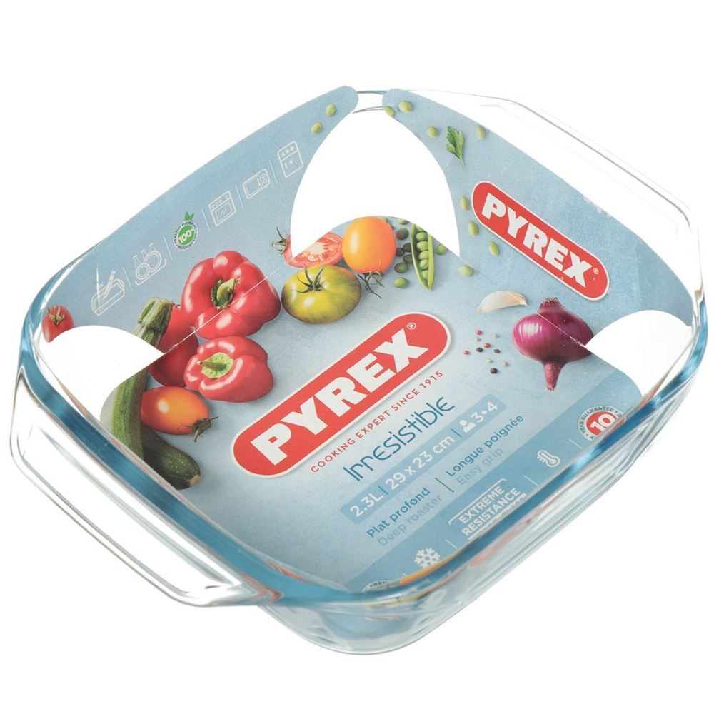 Форма для выпечки стекло, 23х29х7 см, 2.3 л, прямоуг, Pyrex, Optimum, 400B000/7046