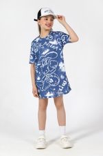 Туника для девочки Позитив-6 Виотекс ИНДИГО