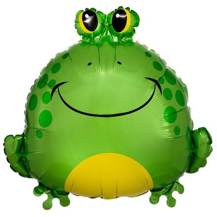 Фольгированный шар-фигура «Счастливая лягушка», 46 см