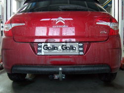 Фаркоп оцинкованный Galia C038C для Citroen C4 2004-2010, 2010-, Peugeot 307 2001-2007, Peugeot 308 2007-2012(паспорт и сертификат в комплекте)(без электрики)