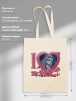Шоппер Я люблю Даки I love Daki Клинок Рассекающий Демонов Demonslayer