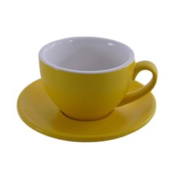 Чайная пара 250 мл желтая матовая d 9,6 см h6,3 см Barista (Бариста) P.L. Proff Cuisine [6]