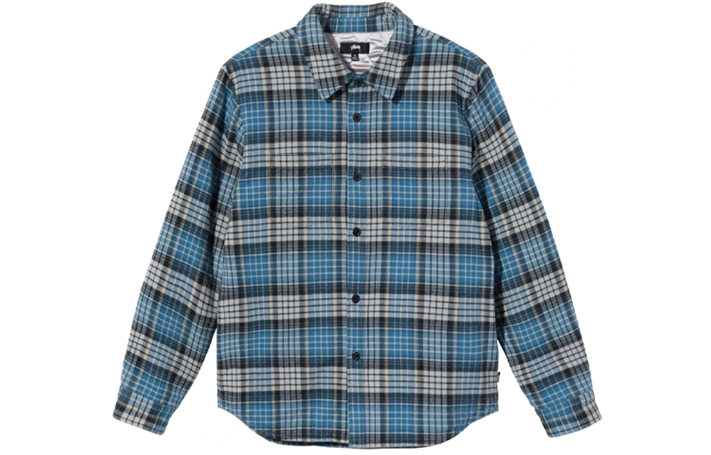 Рубашки Stussy FW21 Quilted Lined Plaid Shirt, 1110190