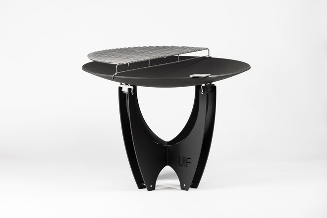 Чаша для костра с высоким основанием Up!Flame STEEL CUP 850 Magnum black