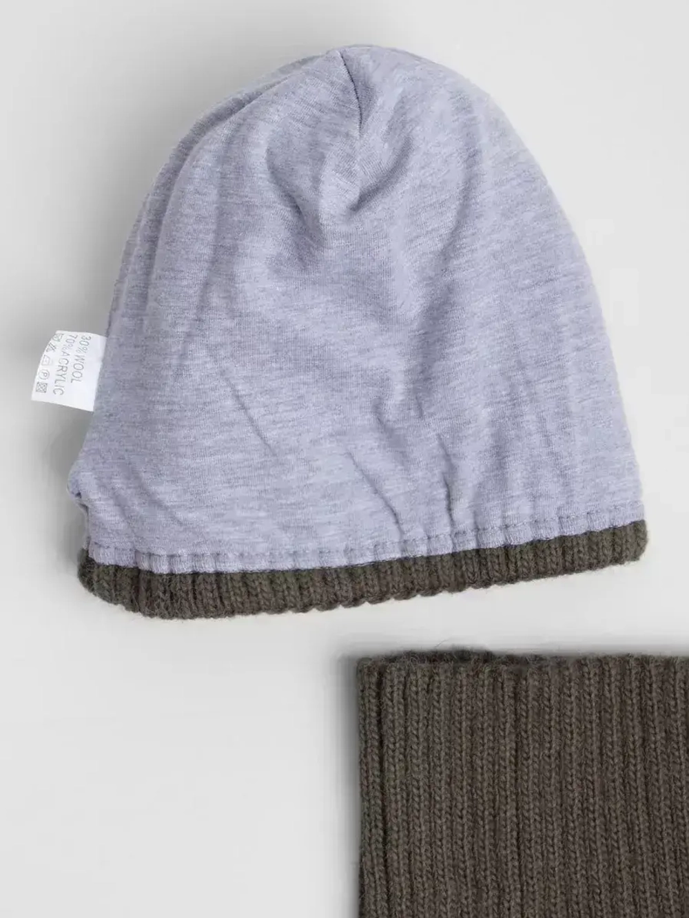 Шапка детская и снуд осенняя