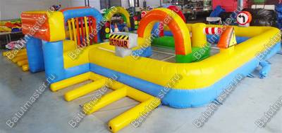 Надувная трасса "Гран-При", 9*6*2,5 м