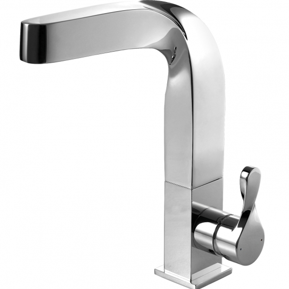 СМЕСИТЕЛЬ ДЛЯ КУХНИ С ВЫСОКИМ ПОВОРОТНЫМ ИЗЛИВОМ BRAVAT WAVE F774108C