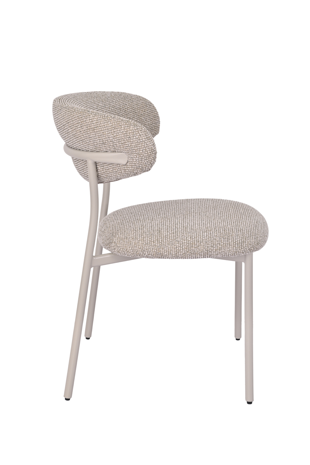 Стул обеденный Ayla бежево-зеленый кремовые ножки 2 шт.