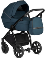 Детская коляска Noordi Luno All Trails 3 в 1 с автокреслом Terra Edusky Black 1012617 Ocean Blue