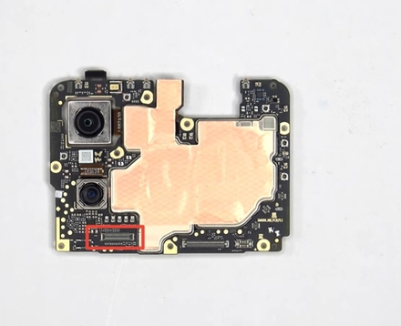 Motorola Moto G86 5G (XT2527) / G86 Power (XT2527) - FPC коннектор дисплея (на плату)