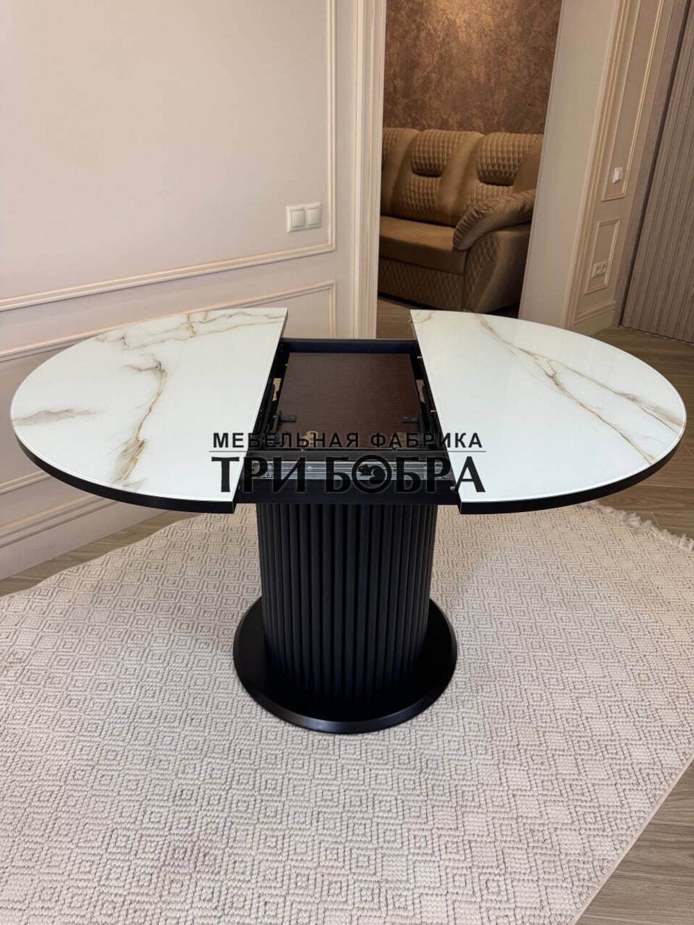 Стол кухонный "Орион", белый кварц