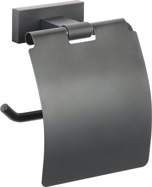 88030-C Б/держатель с крышкой (ЧЕРНЫЙ) GANZER (20/1шт)