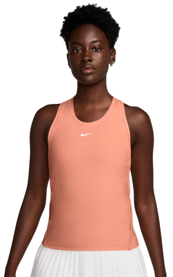 Топ теннисный Nike Dri-Fit Victory Tank - apricot agate/white - Orange
