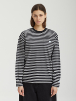 Женский Лонгслив Cherry Stripe Pocket