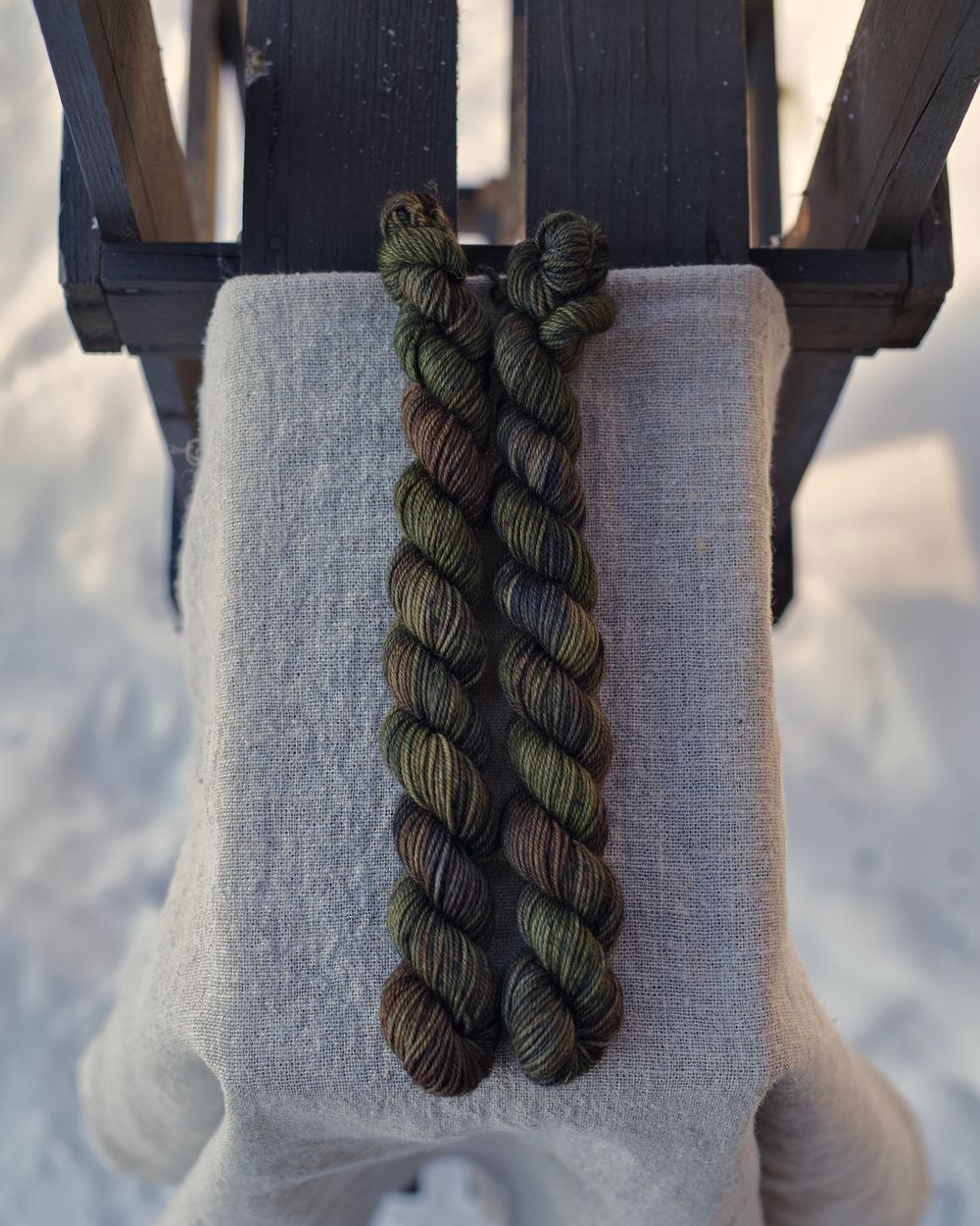 Носочная пряжа с пухом яка "Горная долина" (мини)