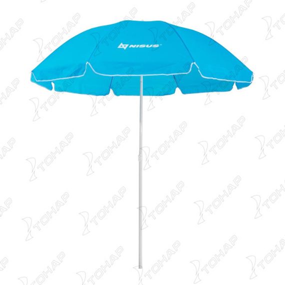 Зонт пляжный d 2,00м с наклоном голубой (22/25/170Т) NA-200N-B NISUS