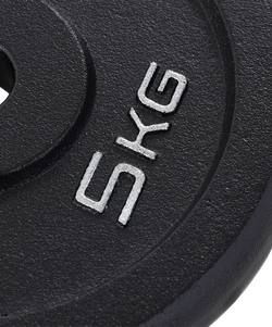 Диск чугунный STARFIT BB-204 d=26 мм, черный, 5 кг