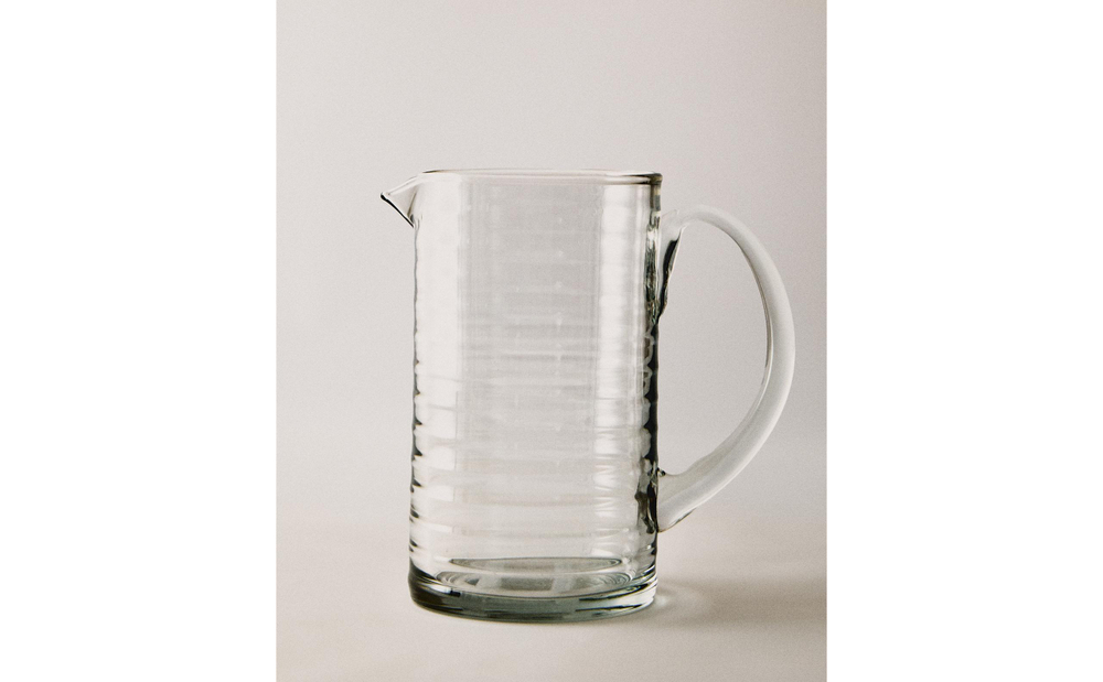 Zara Home кувшин из стекла, цвет прозрачный, 17 см