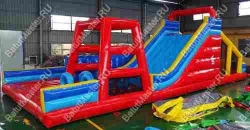 Надувная полоса препятствий "Универсальная", 19,5*7,5*5 м