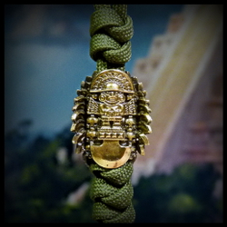 Бусина "Жрец Инти" для темляков или браслетов , латунь