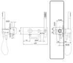 Fantini Встраиваемая часть термостата с 1 вентилем, хром 19 02 4711A