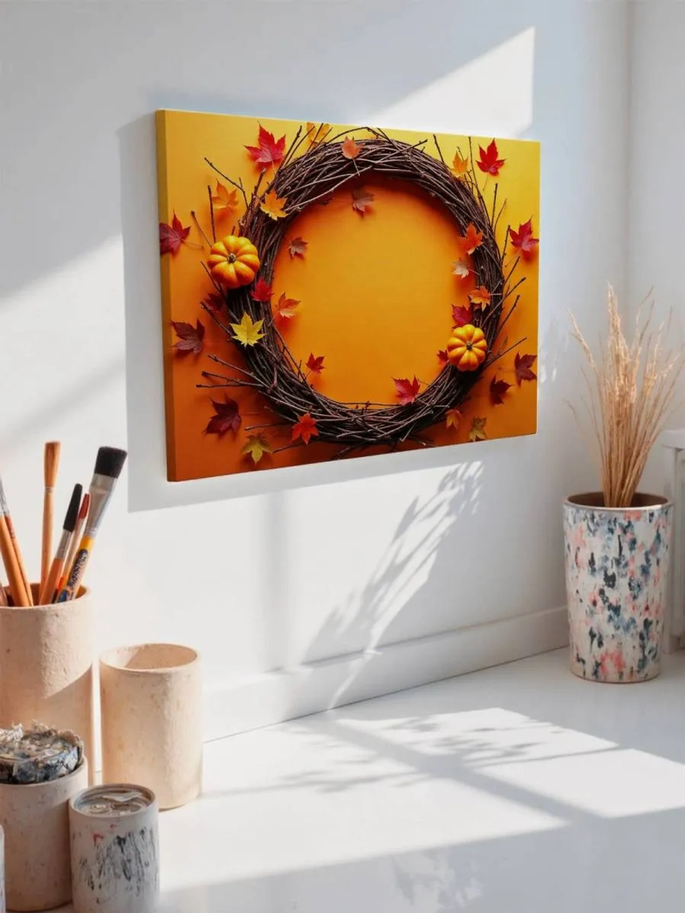 Картина на стену 40 X 50 Венок Хэллоуин