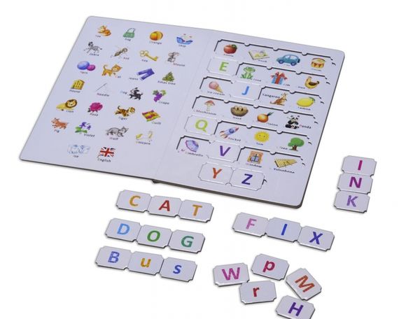 Книга-игра - Умные пазлы - Английский алфавит с дополненной реальностью