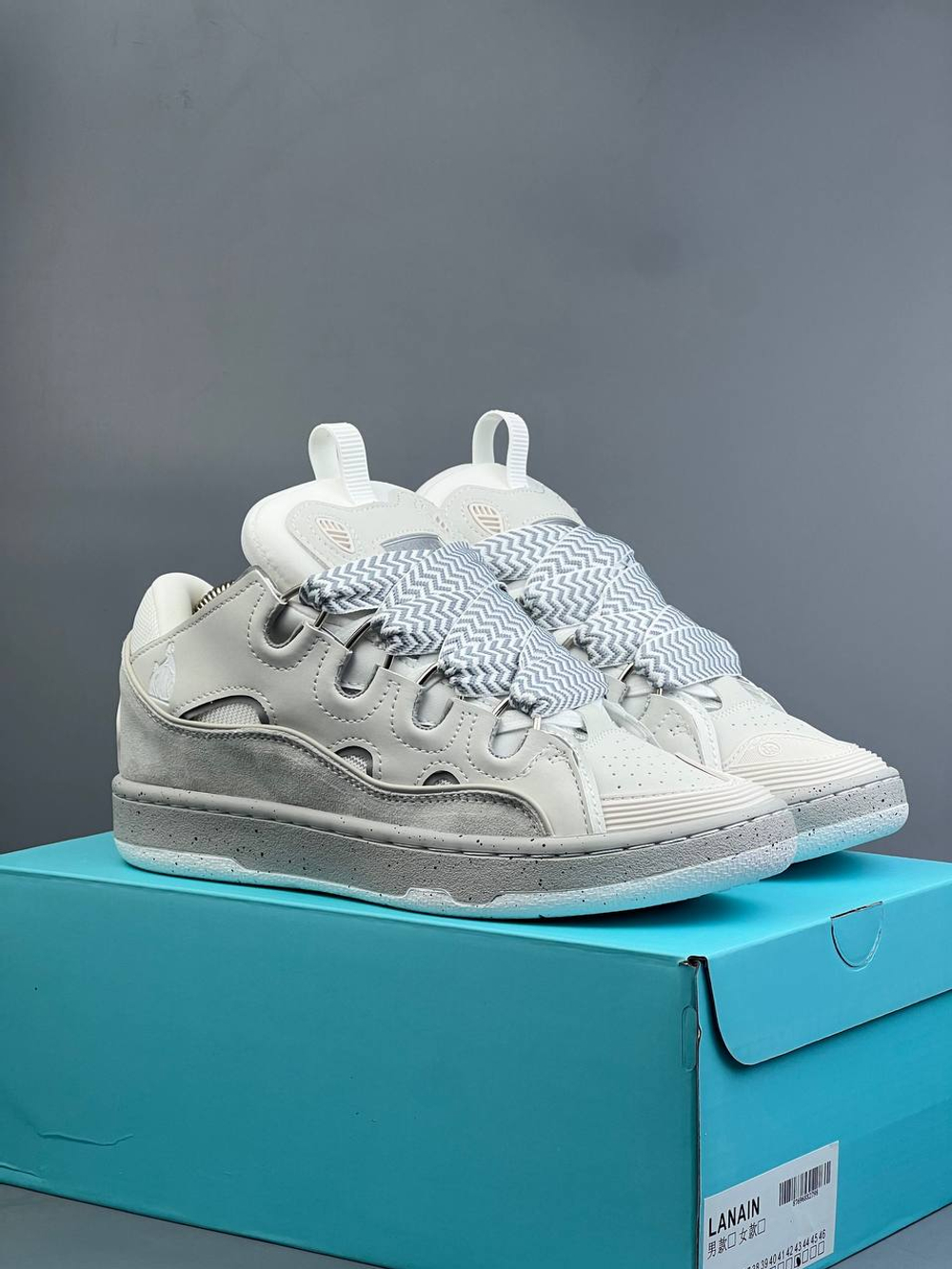 Кроссовки Lanvin Сurb #513 (сер.)