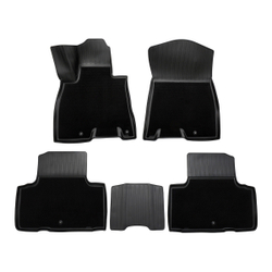 Ковры в салон Norplast для Genesis GV80 I 2023-, Черный, 5 мест, арт.NPA11-C305-455-CM