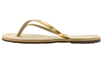 Havaianas Rubber Sole Metal Flip Flops Women"s Light Brown