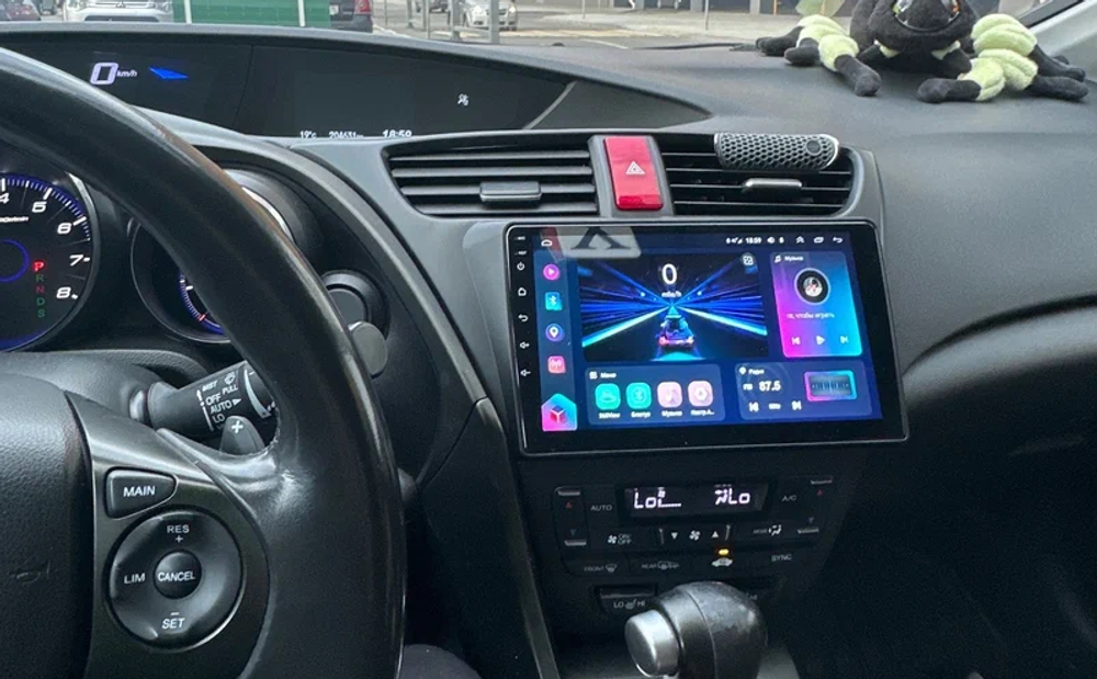 Магнитола для Honda Civic 9 2012-2015 (хэтчбэк) - Roximo RX-1901 Android 13, ТОП процессор, 8/128, SIM-слот