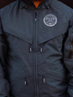 Куртка демисезонная Варгградъ на флисе мужская тёмно-синяя