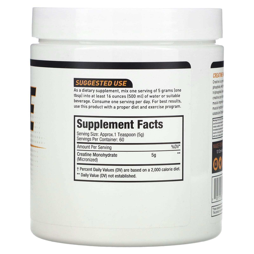 MuscleSport, Creatine Revolution, без добавок, 300 г (10,6 унции)