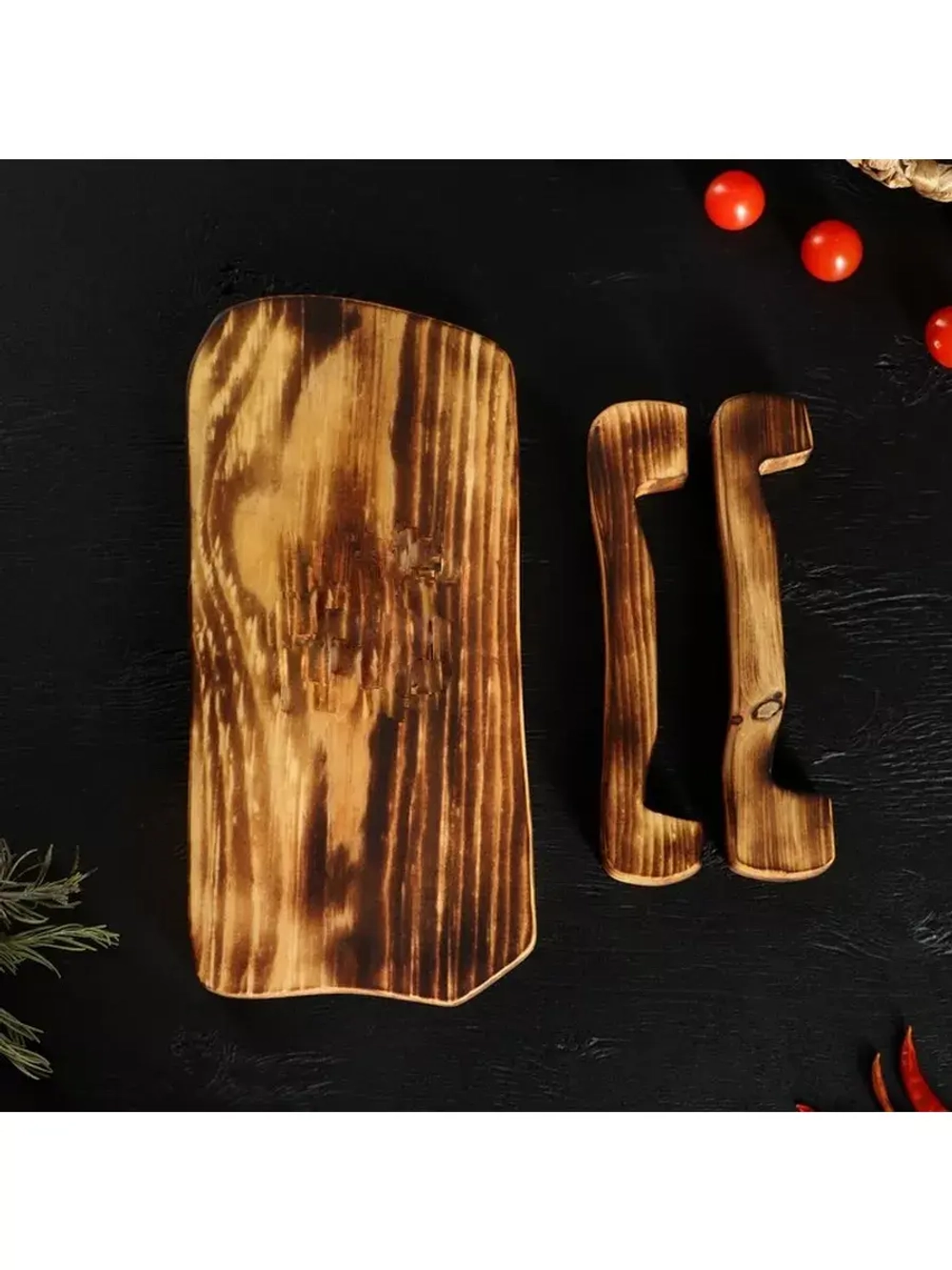 Доска разделочная для подачи на ножках