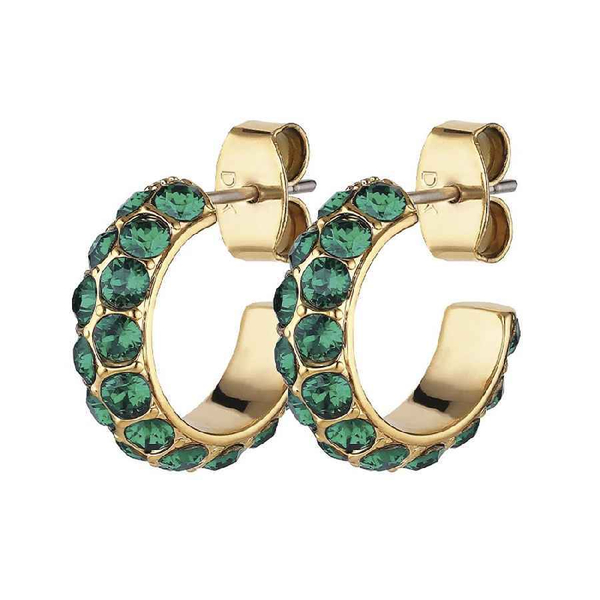 Серьги Dyrberg Kern HEIDI SG EMERALD GREEN 360023