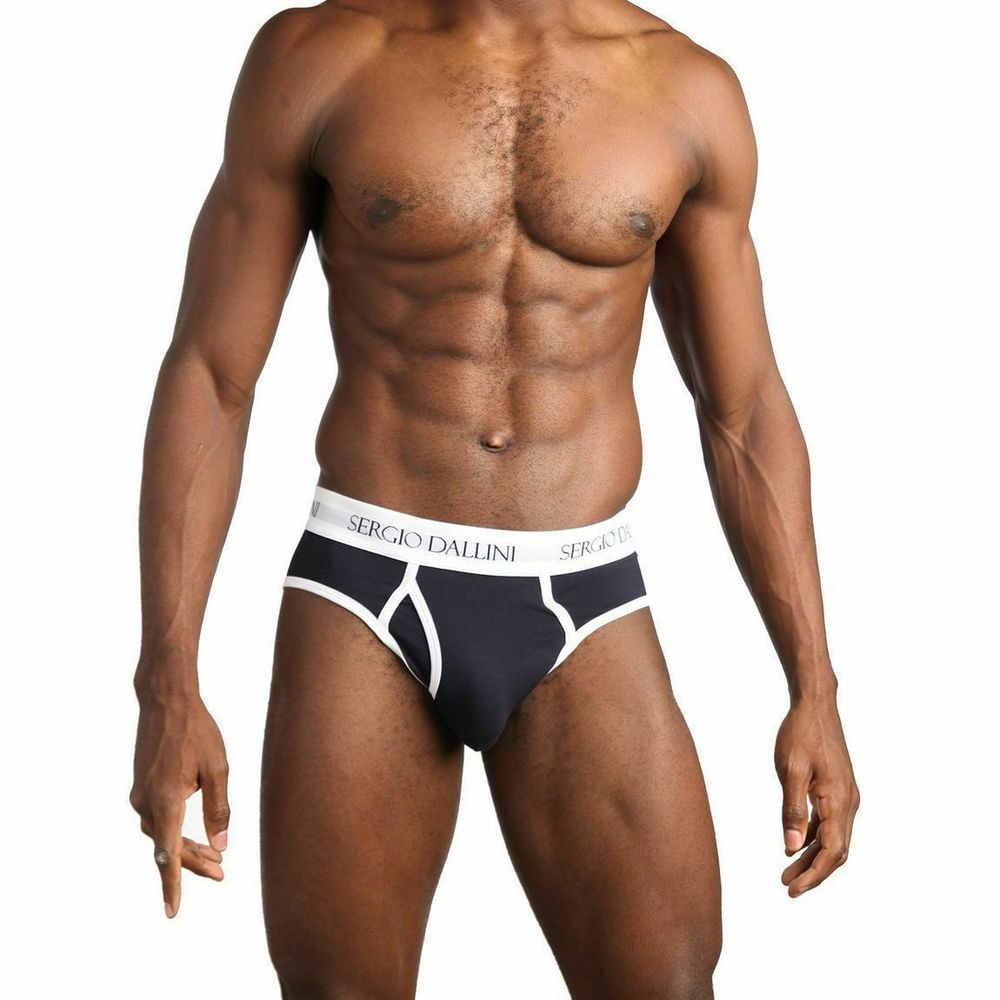 Мужские трусы брифы черные  Sergio Dallini SG2940-5