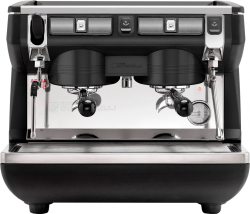 Рожковая кофемашина Nuova Simonelli Appia Life Compact 2Gr S 220V black+economizer+high groups (167633)